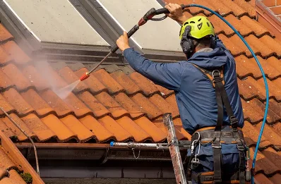 Démoussage et hydrofuge de toiture à Hagetaubin